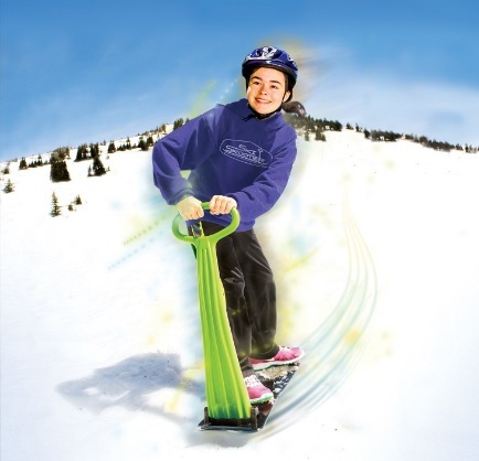 Snowboard scooter per sciare sulla neve | Grandi Sconti | Monopattino da neve snow kick