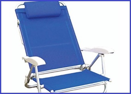 Sedia in alluminio con braccioli | Grandi Sconti | Spiaggine mare e spiaggia