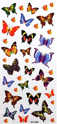 Tatuaggio farfalla sul polso colorata | Grandi Sconti | Tatuaggi - Tattoo Temporanei