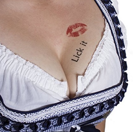 Tattoo realistico e temporaneo lick it | Grandi Sconti | Tatuaggi - Tattoo Temporanei
