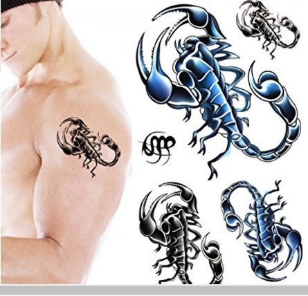 Tatuaggio colorato scorpione temporaneo | Grandi Sconti | Tatuaggi - Tattoo Temporanei