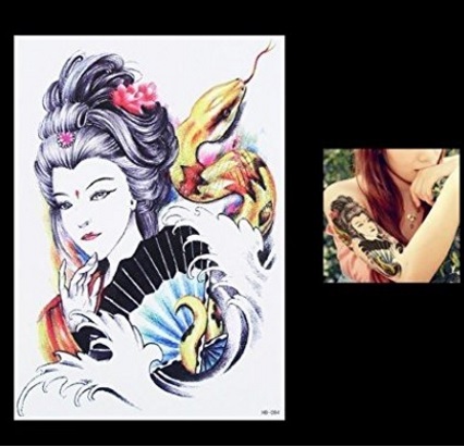 Tatuaggio temporaneo giapponese serpente | Grandi Sconti | Tatuaggi - Tattoo Temporanei