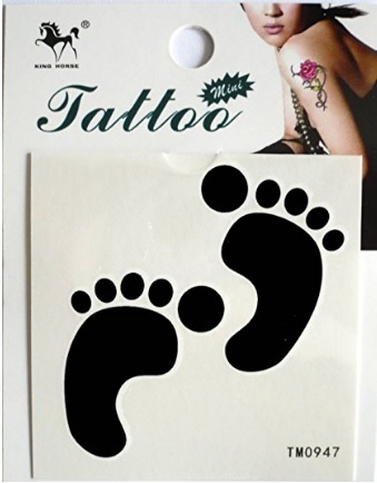 Tattoo impronte temporaneo | Grandi Sconti | Tatuaggi - Tattoo Temporanei