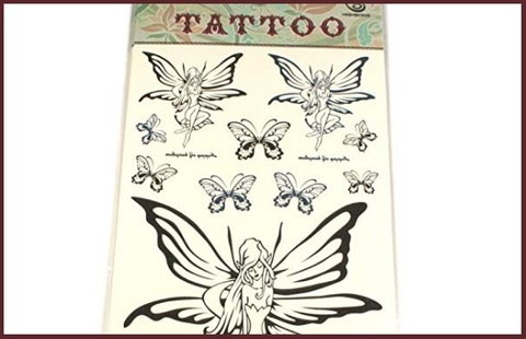 Tattoo elfo e farfalle unisex | Grandi Sconti | Tatuaggi - Tattoo Temporanei