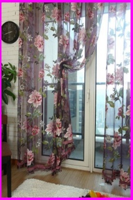 Tende per interni a sciarpa stile floreale | Grandi Sconti | Tende Confezionate online