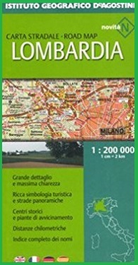 Carta stradale mappa lombardia multilingue | Grandi Sconti | viaggi explorer, Guide Turistiche