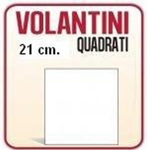 Volantini quadrati 21x21 a rimini | Grandi Sconti | Calendari - Tovagliette personalizzate