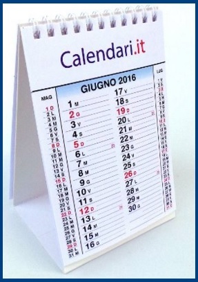 Calendario agenda da scrivania | Grandi Sconti | Calendari - Tovagliette personalizzate