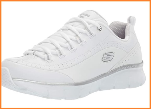 skechers bianche pelle