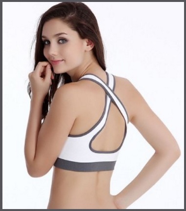 Reggiseno sportivo imbottito