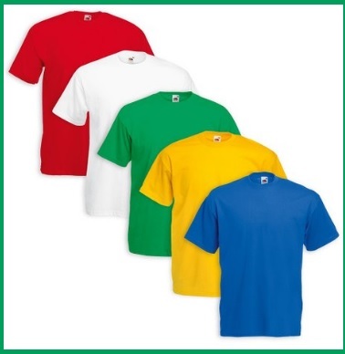 5 t shirt colorate o bianche unisex | Grandi Sconti | Capi abbigliamento sportivo, marchi famosi sport
