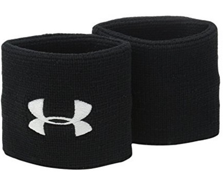 Polsini under armour dal colore nero taglia unica