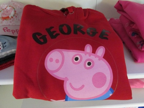 Felpa Bambino George Di Peppa Pig