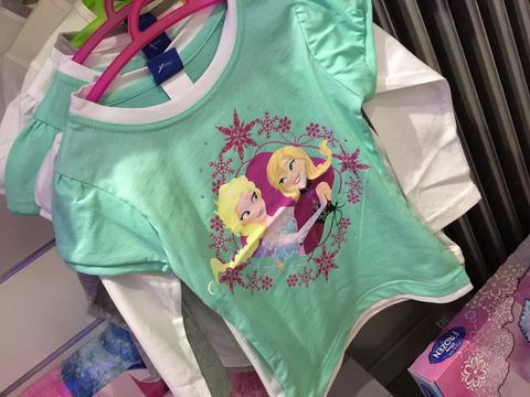 Maglia di frozen due colori | Grandi Sconti | ABBIGLIAMENTO BAMBINO 0 - 16 ANNI