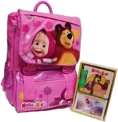Zaino scuola e asilo di masha e orso | Grandi Sconti | ABBIGLIAMENTO BAMBINO 0 - 16 ANNI