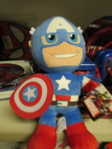 Bellissimo peluche di capitan america della marvel