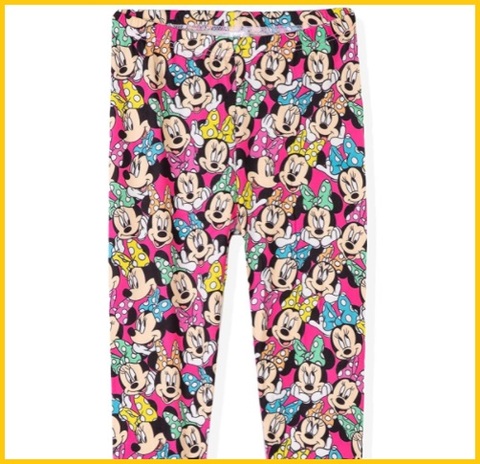 Leggings bambina di minnie