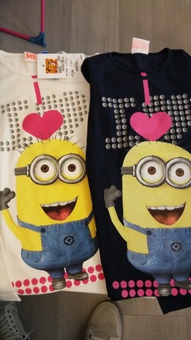 Varie Magliette Dei Minions Bambine