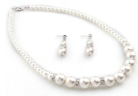 Parure in perle con orecchini compresi | Grandi Sconti | Abbigliamento elegante