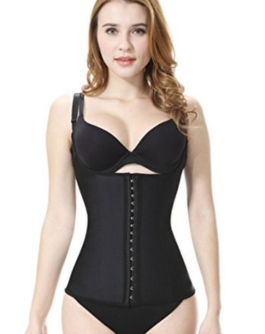 Busto corsetto regolabile in lattice intimo