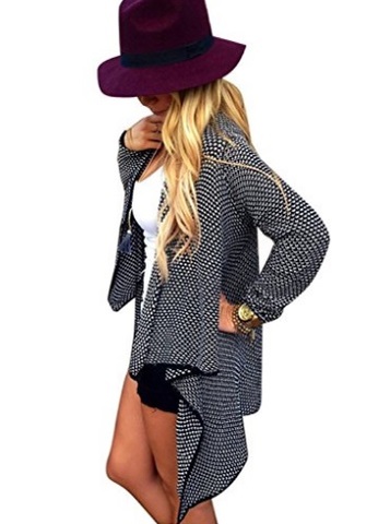 Maglia Cardigan Irregolare Ed Elegante