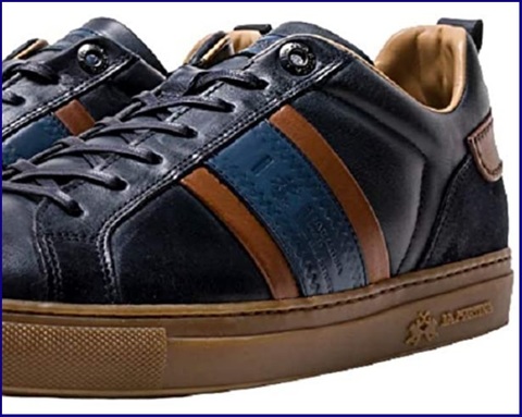 Sneakers La Martina Da Uomo In Pelle