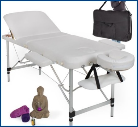 Lettino per massaggi portatile e imbottito | Grandi Sconti | Accessori Massaggio per trattamenti benessere