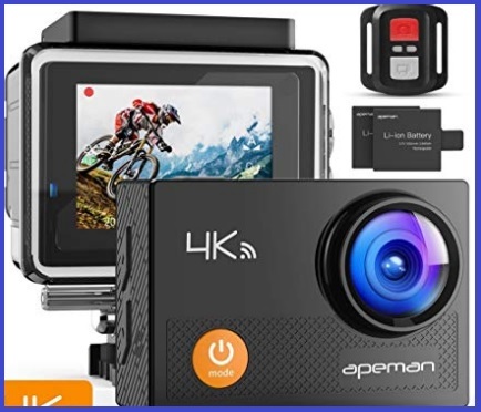 Action camera subacquea