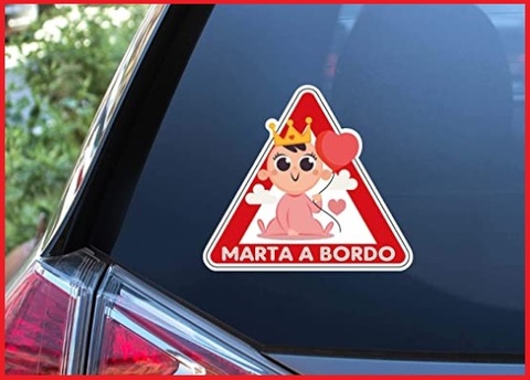 Adesivo baby on board personalizzato