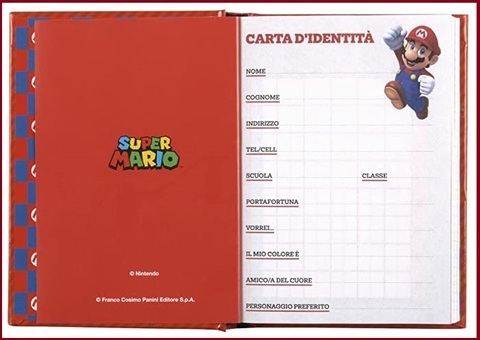 Diario per la scuola di super mario | Grandi Sconti | Agenda e Diario Scuola