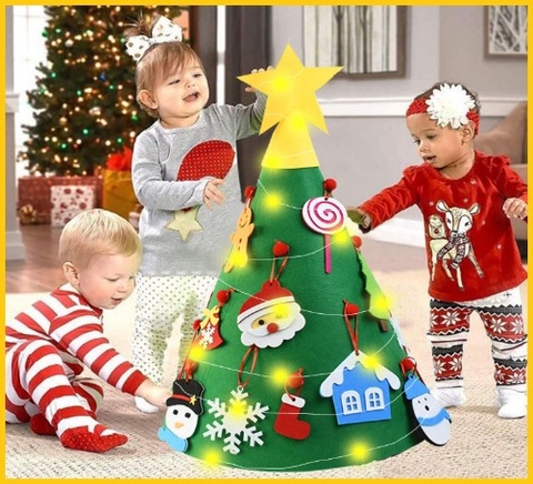 Alberi di natale fai da te in pvc kit natalizi