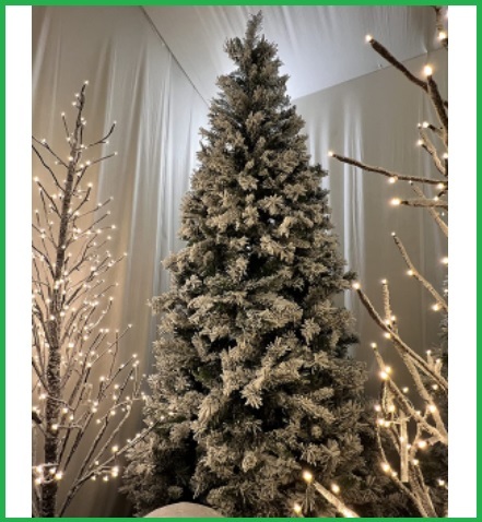 Albero Di Natale Slim 210 Cm.Alberi Di Natale Slim 210 Innevato Grandi Sconti Alberi Natalizi