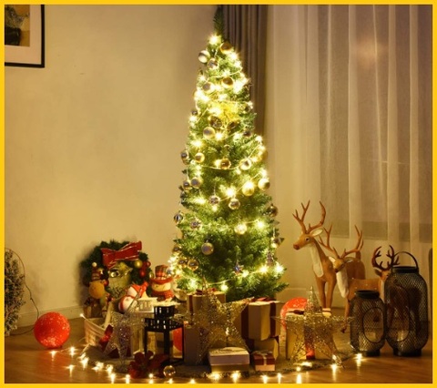 Alberi Di Natale Slim 180 Cm