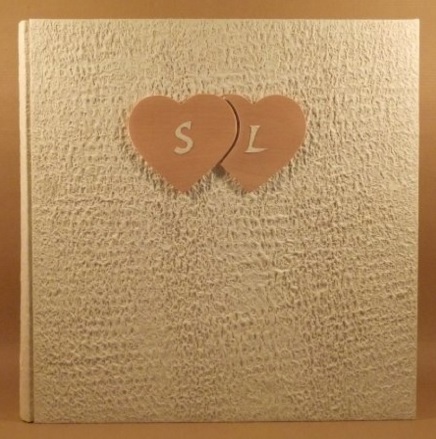 Album matrimonio copertina e cuori in legno | Grandi Sconti | Album Nozze Originali