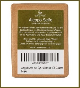 Sapone di aleppo direttamente dalla siria