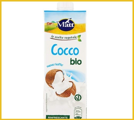 Latte di cocco senza zucchero