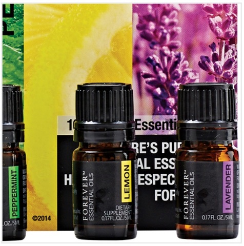 Forever Essential Oils Tri-pak Lavender, Lemon, Peppermint