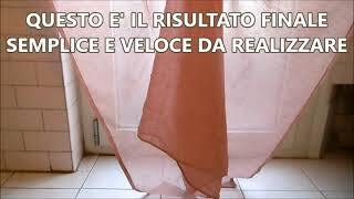 Come accorciare e arricciare le tende con un elastico | Grandi Sconti | Video Fai da Te