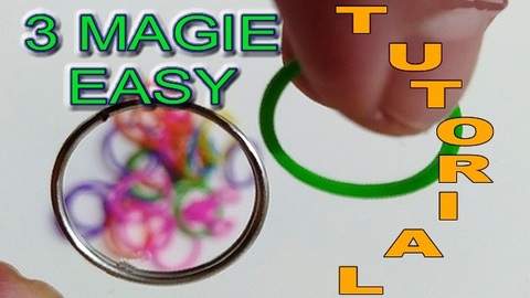 3 trucchi magici con l'elastico facili che chiunque può fare