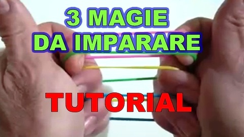 3 trucchi magici con elastico facili da imparare