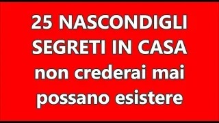 25 nascondigli segreti in casa dove nascondere soldi e altro