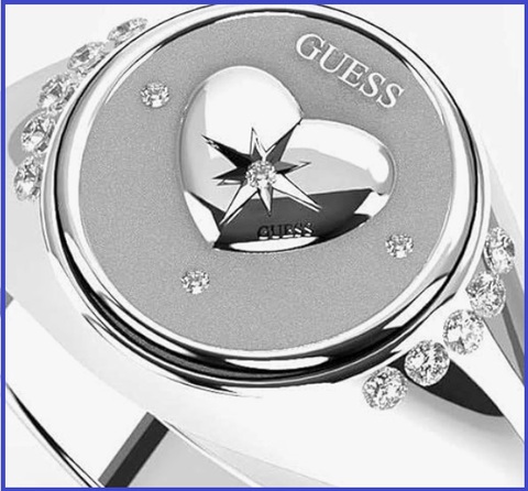 Anello guess acciaio