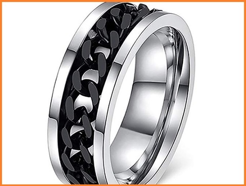 Anello punk uomo
