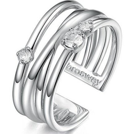 Anello sun della brosway con cristalli swarovski | Grandi Sconti | anelli ideali e perfetti per un regalo