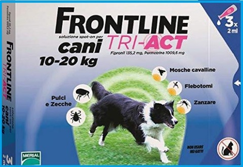 Antiparassitario per cani frontline