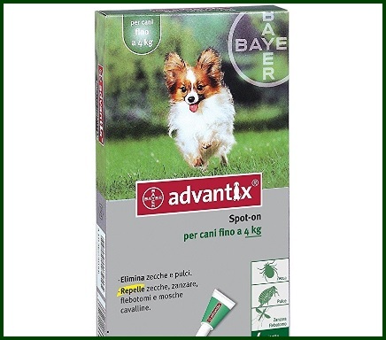 Antiparassitario advantix per cani