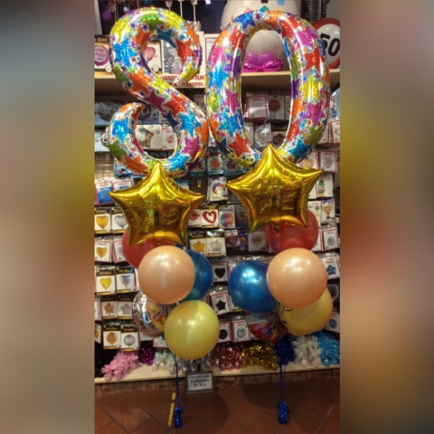 Palloncini colorati per festa di compleanno 80 anni | Grandi Sconti | Apollo -  Il tuo dream shop a Lugano