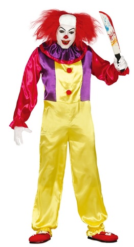 Costume da pagliaccio clown malefico