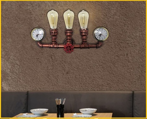 Lampada in ottone antico