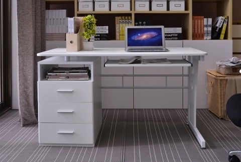 Scrivania Classica Con Cassetti E Computer Desk